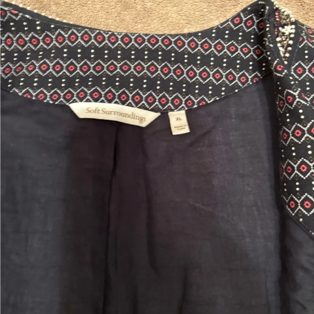 Soft Surroundings beaded gorgeous bolero jacket size XL - Picture 9 of 10